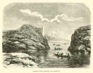 Rivierpas van Tunkini door Edouard Riou
